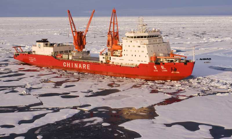 Китайский ледокол «Xue Long» («Снежный дракон»)